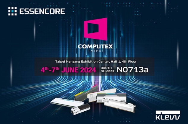 科賦宣布參加 2024 台北電腦展，帶來 10000+ MT/s 超高速 DDR5 內存
