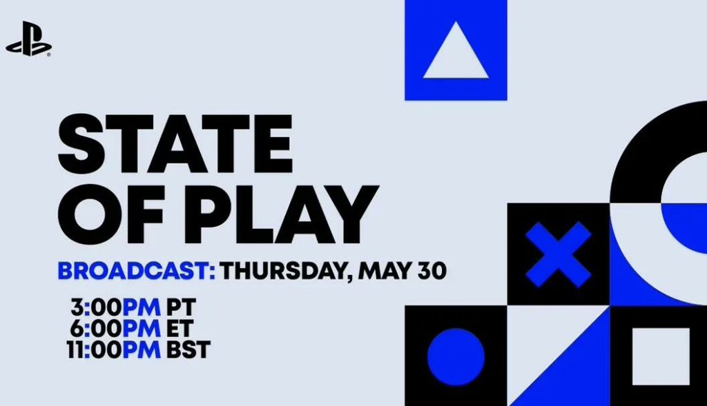 索尼將舉辦 State of Play 直播發表會，展出14款PS5/PS VR2遊戲