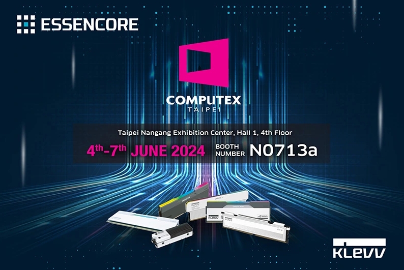 科賦宣布參加 2024 台北電腦展，帶來 10000+ MT/s 超高速 DDR5 內存