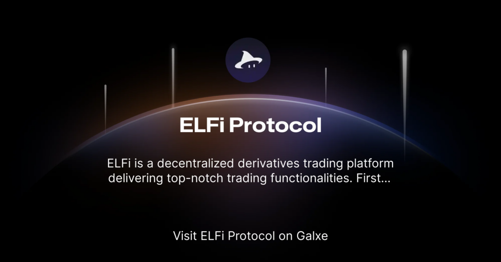 ELFi Protocol 完成 500 萬美元融資
