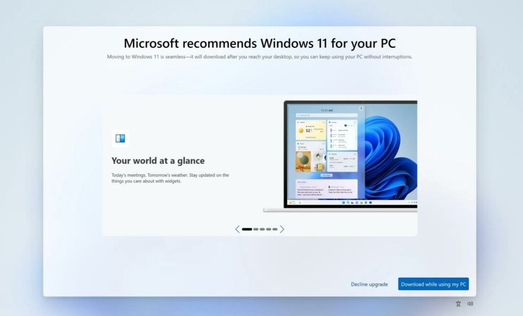 微軟推出全螢幕彈跳窗，鼓勵Windows 10用戶升級至Windows 11