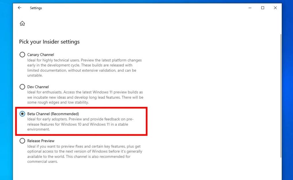 微軟開放Windows 10 Beta頻道供Windows Insider專案成員測試新功能