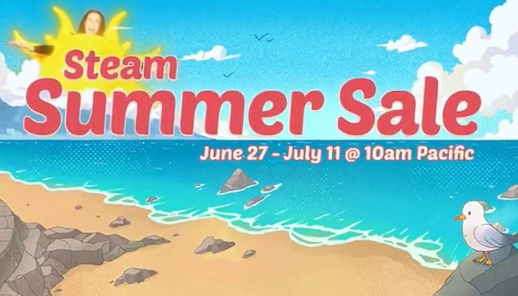 Steam夏季特賣宣傳片重磅發布：數千款遊戲折扣、全新海鷗貼紙等你來拿！