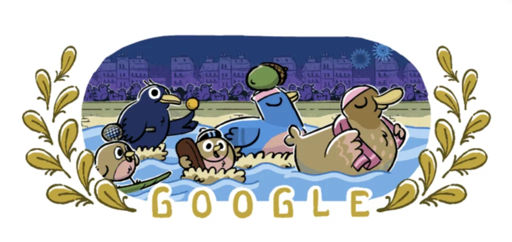 Google Doodle今日上線2024年巴黎奧運倒數動畫