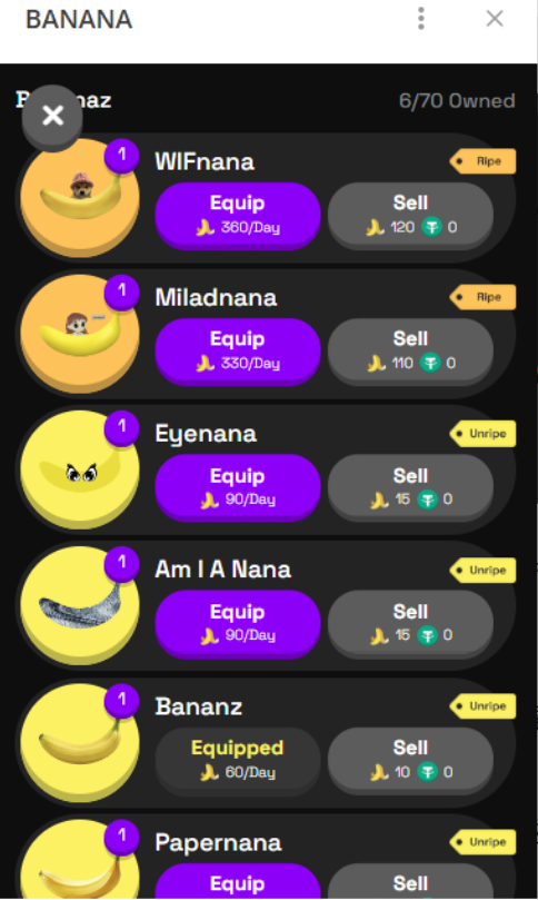 The Banana Game：一款“零成本+賺U”的TG小遊戲