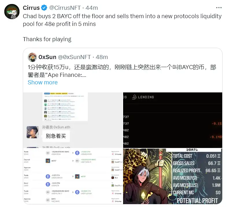 一分鐘狂賺15萬美元：NFT套利奇才0xSun如何再捕獲「金狗」？