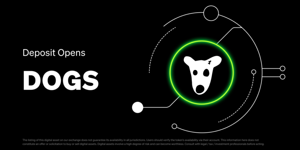 OKX 將上線 DOGS 迷因幣：8/20 開放現貨交易，參與者可透過 Telegram 領取空投