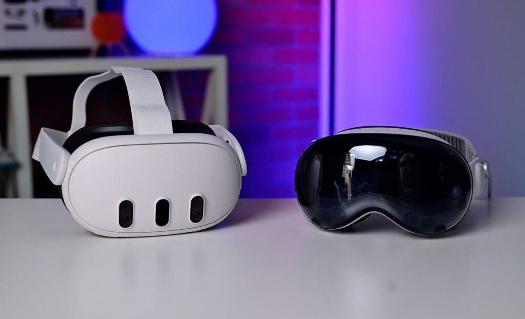 Apple Vision Pro vs Meta Quest 3：高階MR與親民VR的巔峰對決