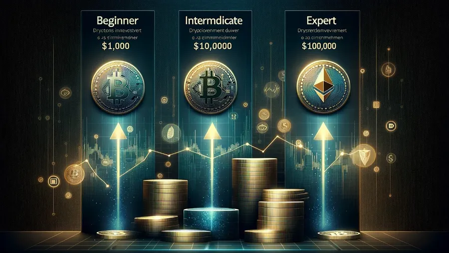 如何用1,000、10,000或100,000美元投資比特幣：加密貨幣投資策略詳解
