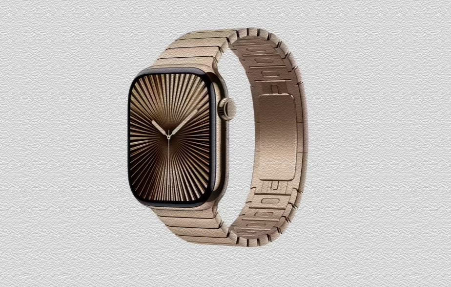 蘋果推出全新Apple Watch金色鍊式錶帶，由316L不鏽鋼合金打造