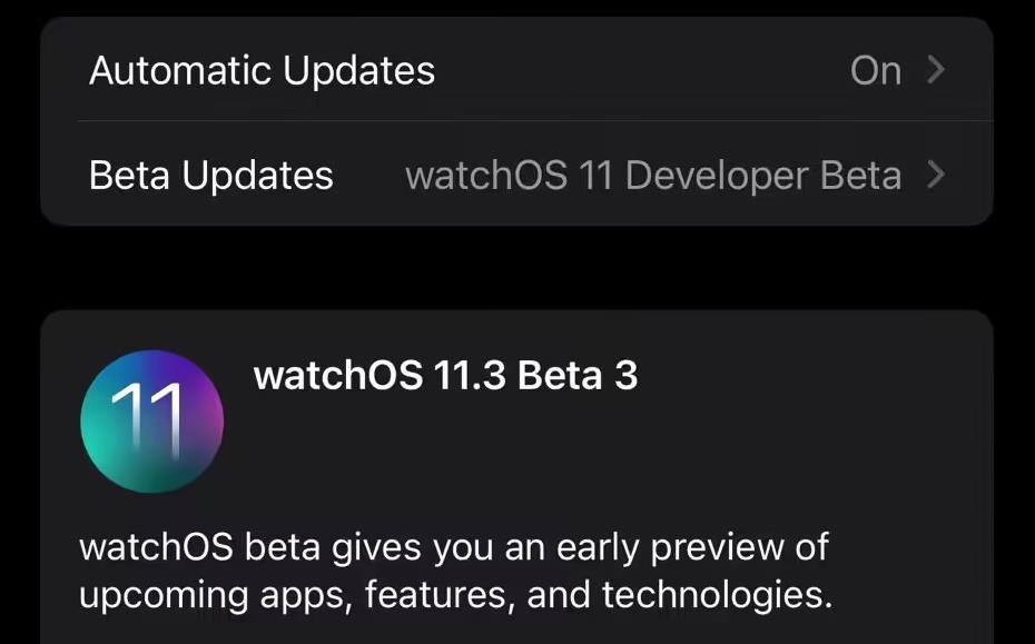 蘋果發表watchOS 11.3 Beta 3等更新，掃地機器人將進駐Home應用